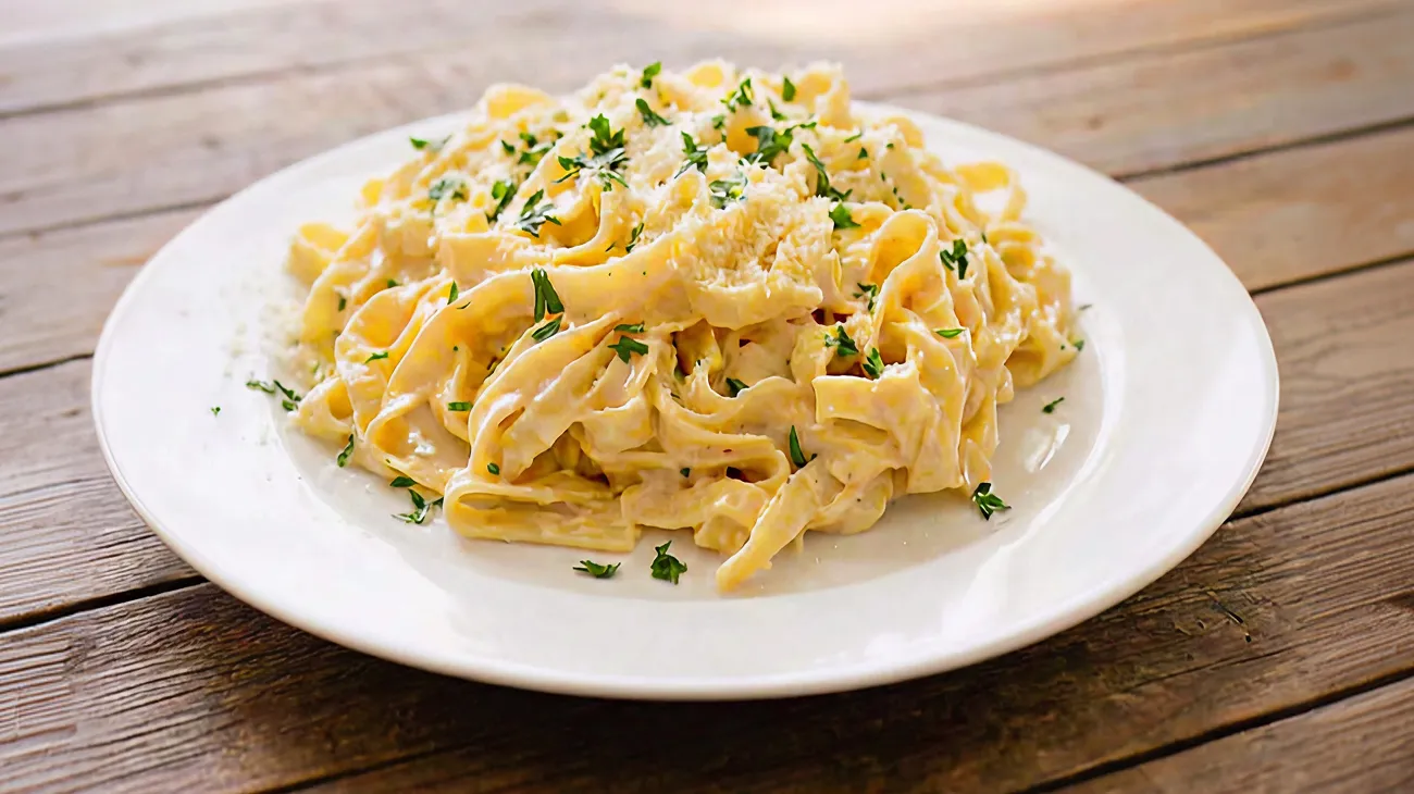 Fettuccine Alfredo with Parmigiano Reggiano
